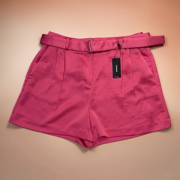Express Pants - NWT: Express High-Waisted Pink Women's Shorts